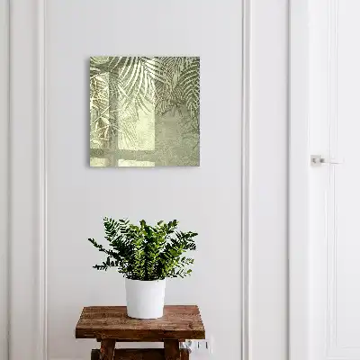 Model tropical subtil în fundal