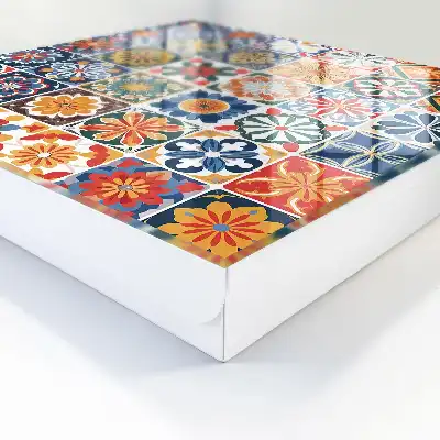 Plăci pătrate colorate