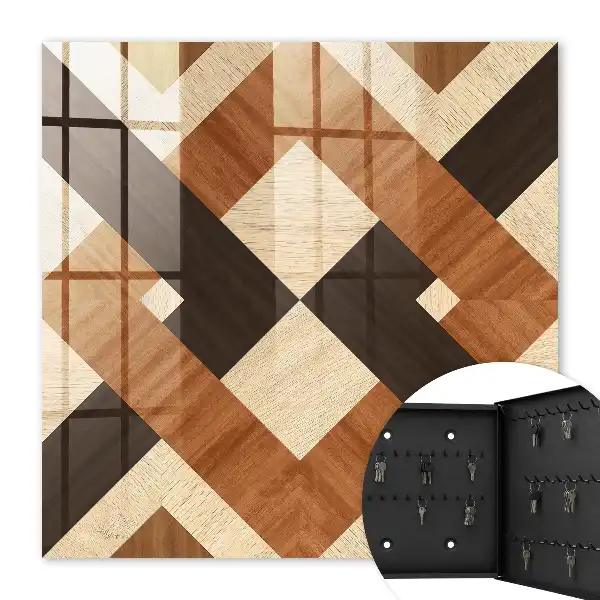 Geometrie modernă maro negru