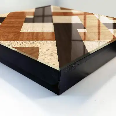 Geometrie modernă maro negru