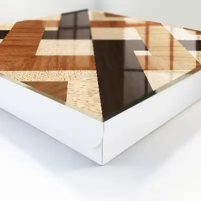 Geometrie modernă maro negru
