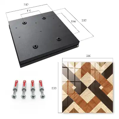 Geometrie modernă maro negru