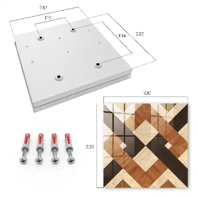 Geometrie modernă maro negru