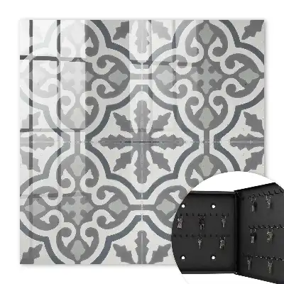 Model geometric în culori gri