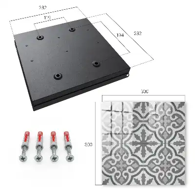 Model geometric în culori gri