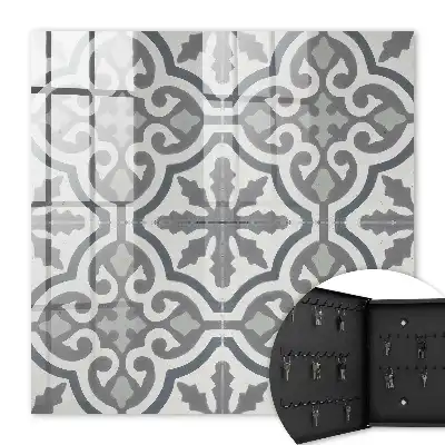 Model geometric în culori gri