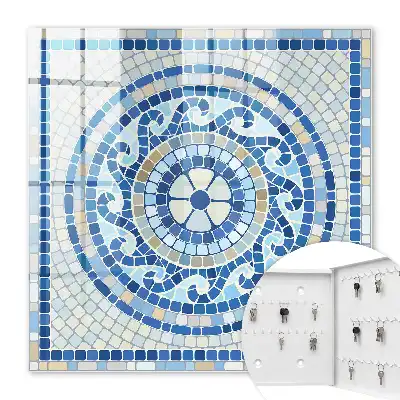 Mozaic geometric în tonuri de bej
