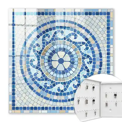 Mozaic geometric în tonuri de bej