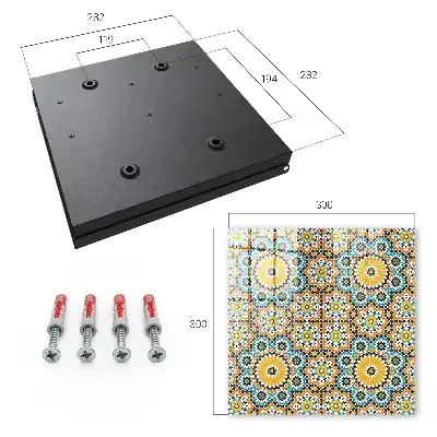 Mozaic geometric cu modele