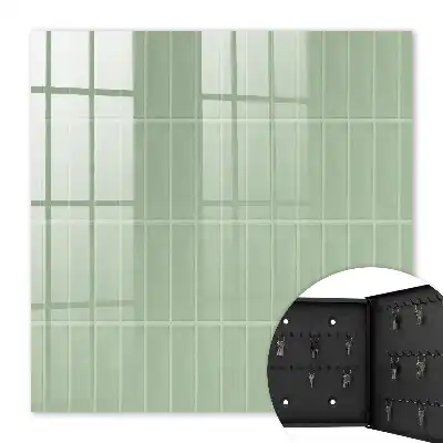 Stil minimalist în carouri verzi