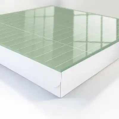 Stil minimalist în carouri verzi