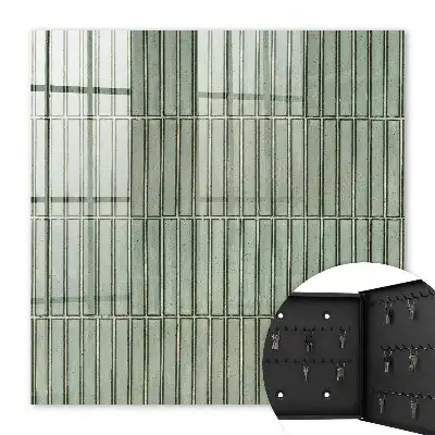 Design de gresie cu model verde