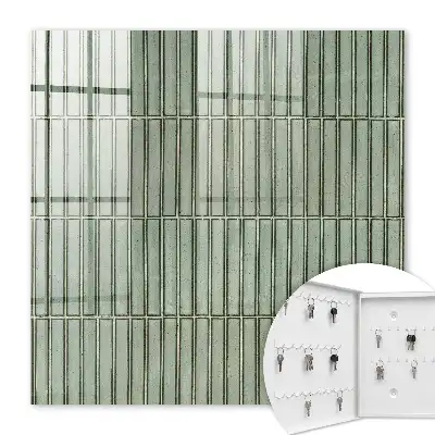 Design de gresie cu model verde