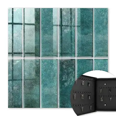 Plăcile turcoaz îmbogățesc spațiul