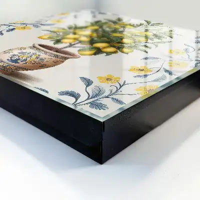 Lămâi în fundal decorativ
