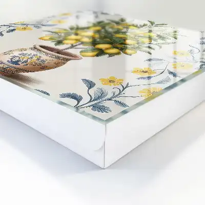 Lămâi în fundal decorativ