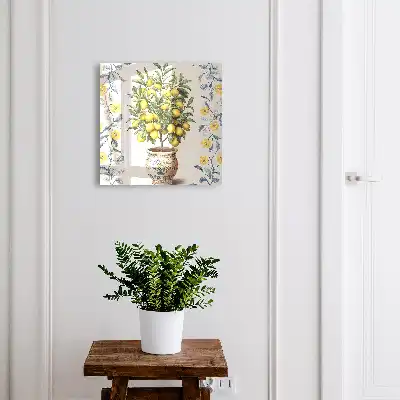 Lămâi în fundal decorativ