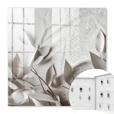 Material textil din frunze pe un fundal simplu