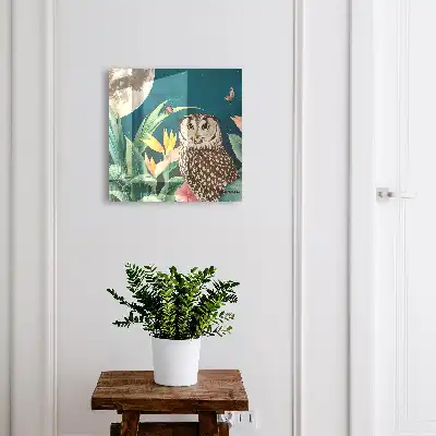 Peisaj de plante exotice noaptea