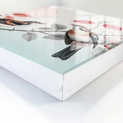 Păsări natură pastel fundal