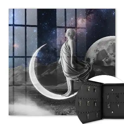 O fantezie cosmică cu un cer înstelat