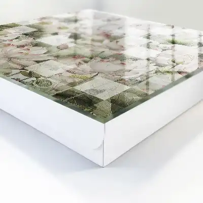 Crini geometrici în fundal