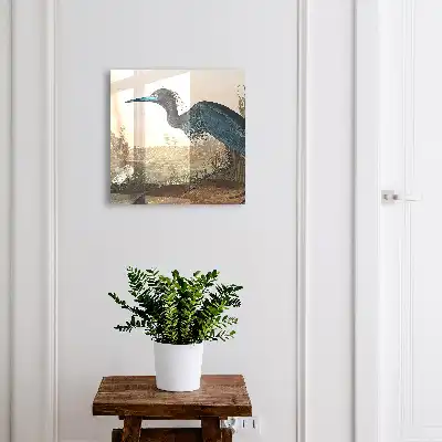 O pasăre exotică plină de vegetație