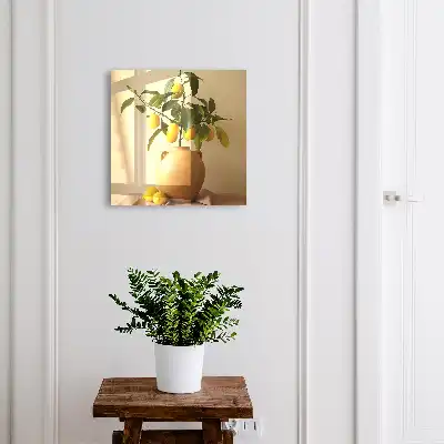 Lămâi într-un ulcior pe un fundal bej