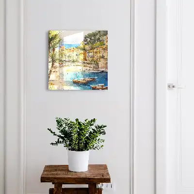 Peisaj de coastă cu marea în fundal