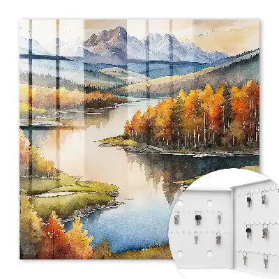 Munți de toamnă cu pădure