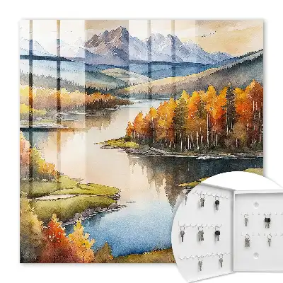 Munți de toamnă cu pădure