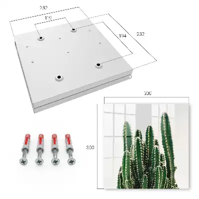 Cactuși verzi într-un stil modern