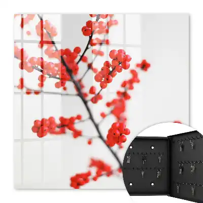 Fructe de pădure roșii pe fundal luminos