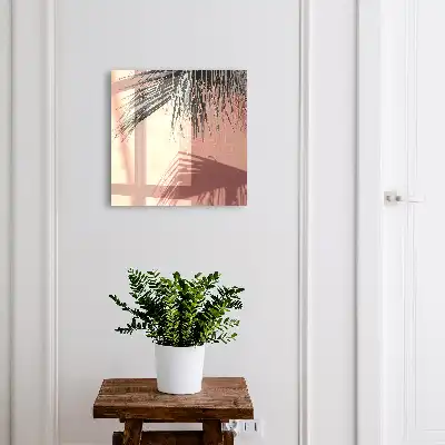 Eleganță tropicală pe un fundal cu nuanțe