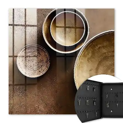 Set de fundal texturat maro