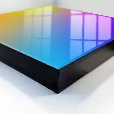 Spectacol vizual cu gradient colorat