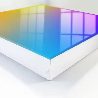 Spectacol vizual cu gradient colorat