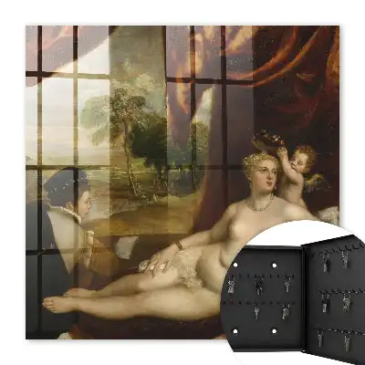 Titian Venus și lăutarul, Îngerul femeilor