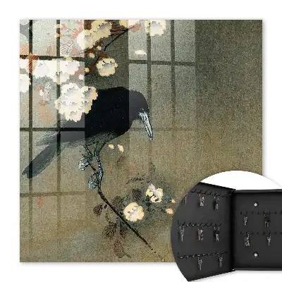 Cioara și florile de cireș ale lui Ohara Koson