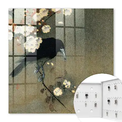 Cioara și florile de cireș ale lui Ohara Koson