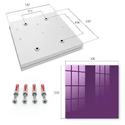 Modern minimalist violet puternic
