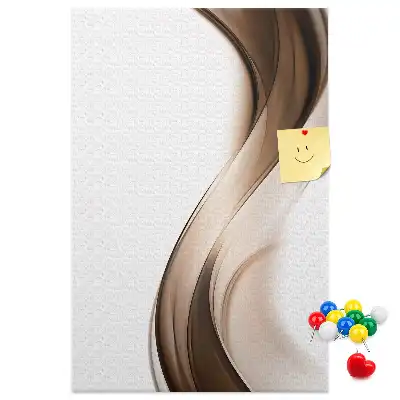 Panou din plută cu model abstract Val