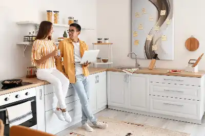 Panou din plută cu model abstract Val
