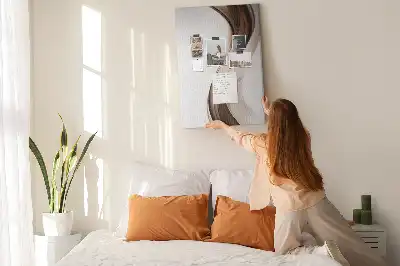 Panou din plută cu model abstract Val