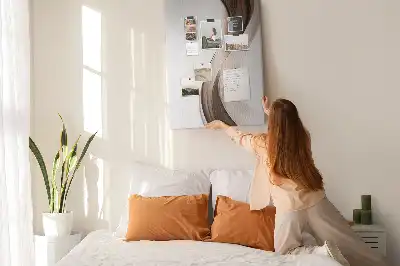 Panou din plută cu model abstract Val