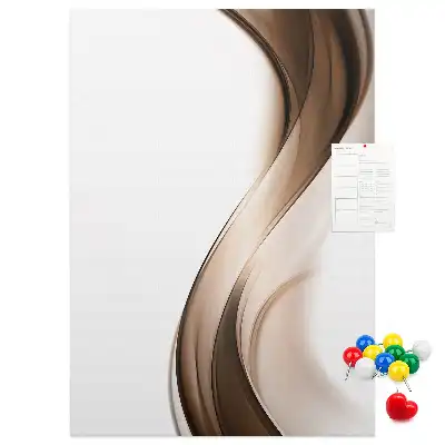 Panou din plută cu model abstract Val