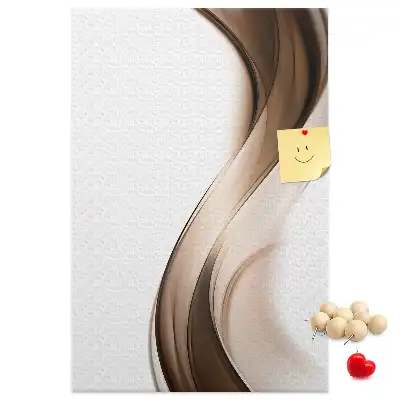 Panou din plută cu model abstract Val