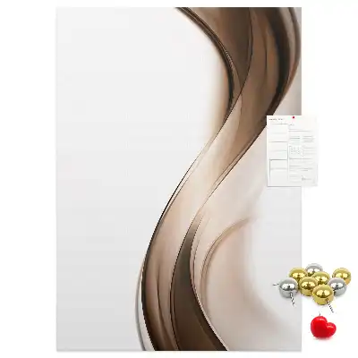 Panou din plută cu model abstract Val