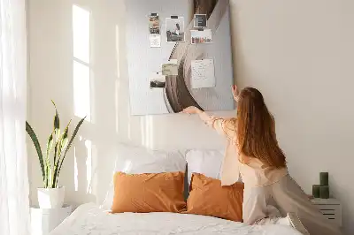 Panou din plută cu model abstract Val