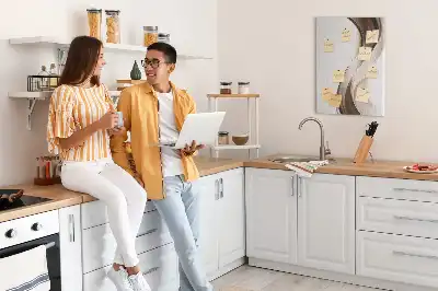 Panou din plută cu model abstract Val